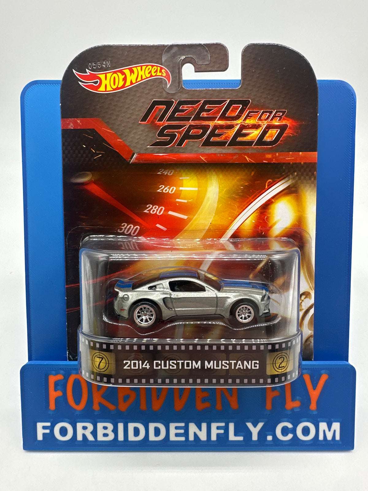 Hot Wheels 2014 Retro Entertainment Premium Single - Need for Speed - 2014 Custom Mustang (Movie Reel Packaging)