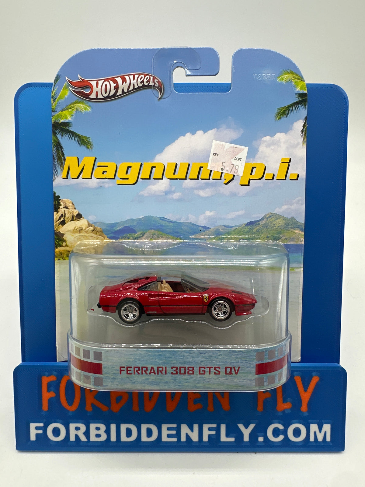 Hot Wheels 2013 Retro Entertainment Premium Single - Magnum, P.I. - Ferrari 308 GTS QV (Movie Reel Packaging)