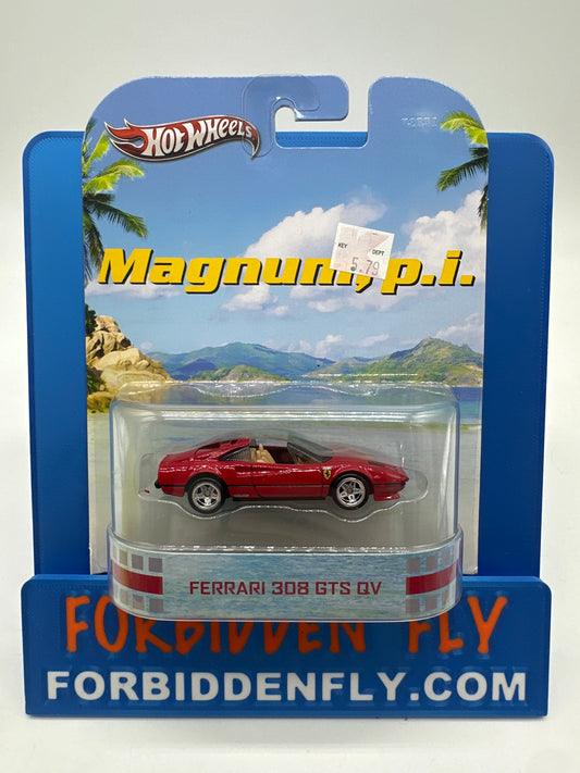 Hot Wheels 2013 Retro Entertainment Premium Single - Magnum, P.I. - Ferrari 308 GTS QV (Movie Reel Packaging)
