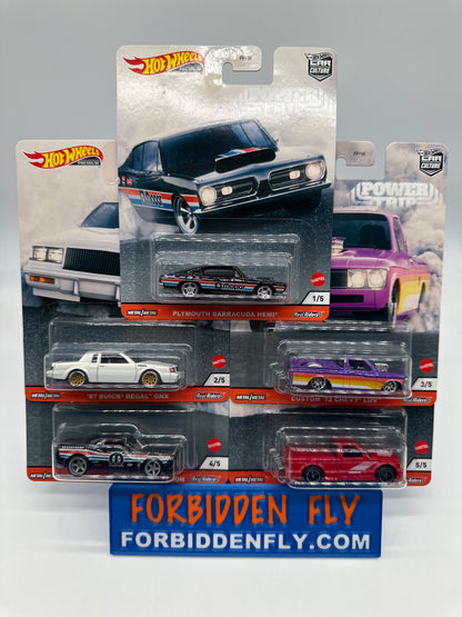 Hot Wheels Car Culture - Power Trip Premium Set of 5