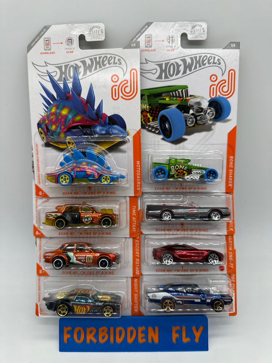 Hot Wheels 2020 Chase Series Carded ID Car - Complete Set of 8