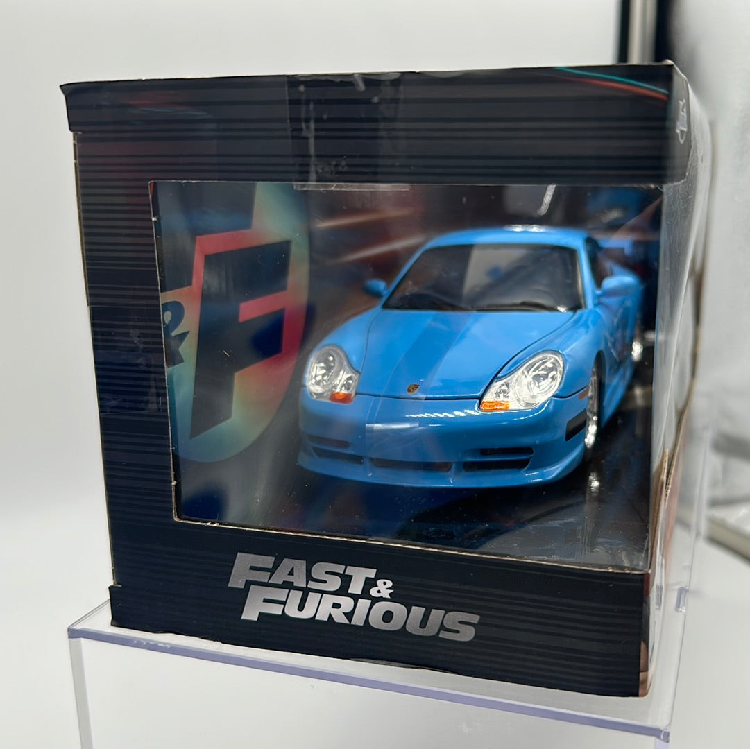 Jada 1:24 Scale - Fast and Furious - Blue Porsche 911 GT3 RS