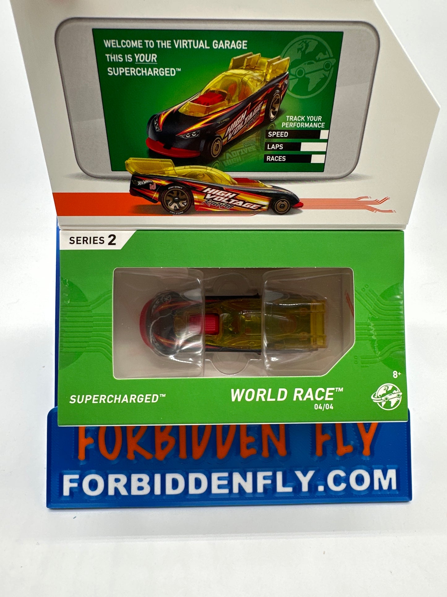 Hot Wheels Boxed Series 2 ID Car - World Race - Supercharged