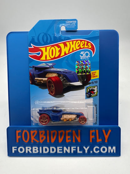 Hot Wheels Regular Treasure Hunt - Factory Stickered 2018 N Case - Ratical Racer *Cracked Blister*