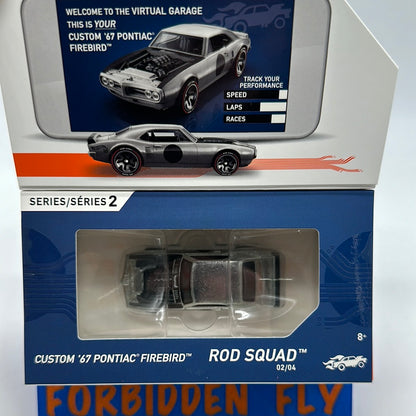 Hot Wheels Boxed Series 2 ID Car - Rod Squad - Custom ‘67 Pontiac Firebird - Silver