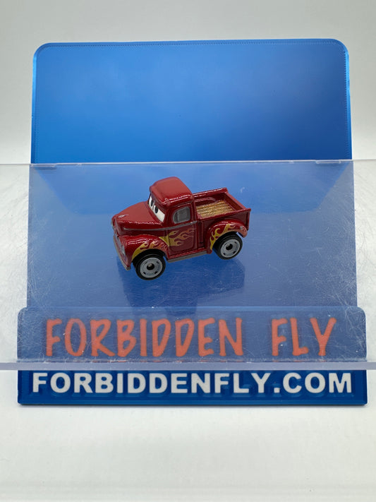 Disney Pixar Cars Movie Metal Mini Racers - Thomasville Racer Hot Rod Smokey (Loose)
