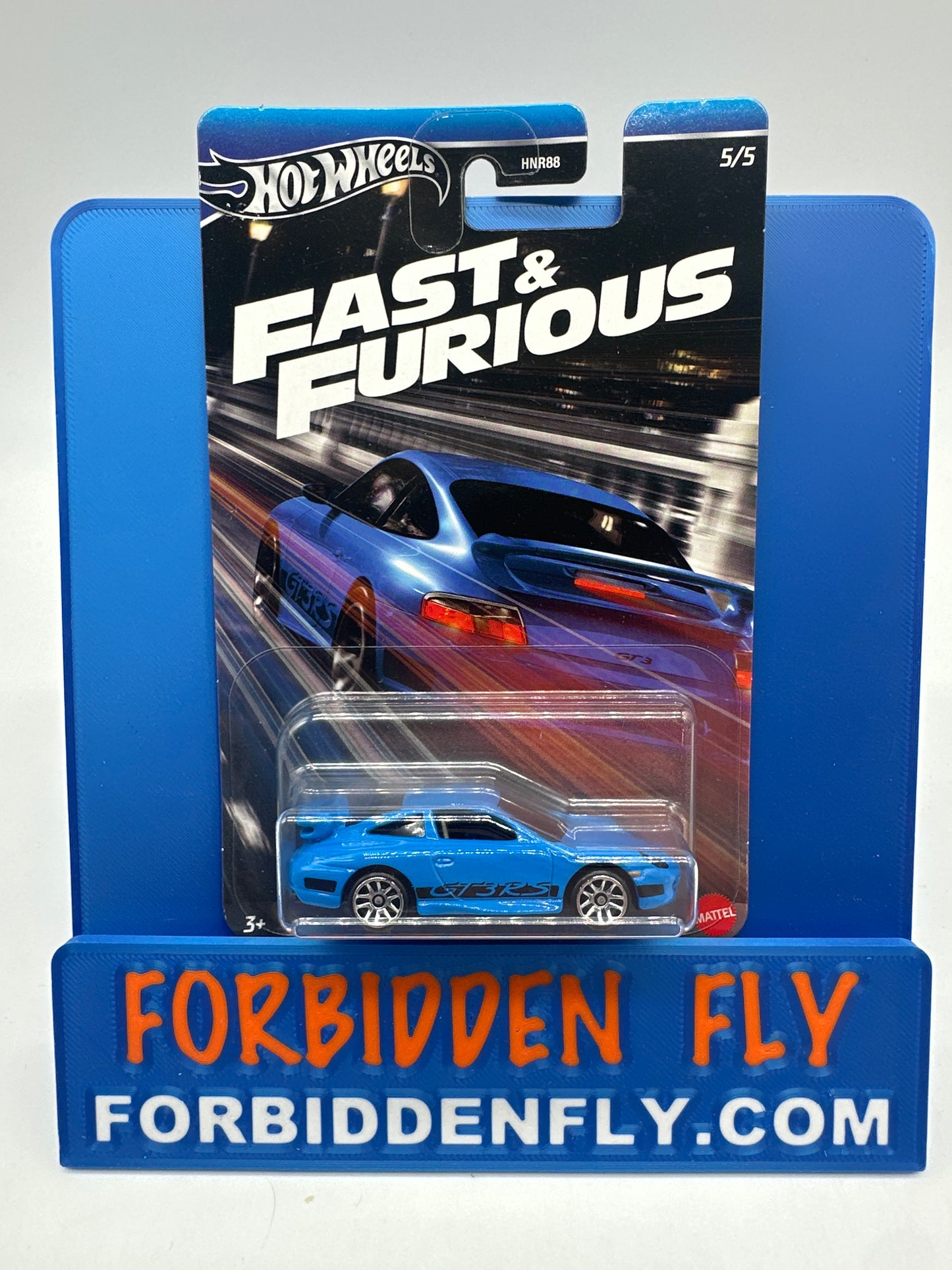 Hot Wheels 2024 Silver Series - Walmart Exclusive - Fast & Furious Blue Tab Series - #5/5 Porsche 911 GT3 RS - Single Car