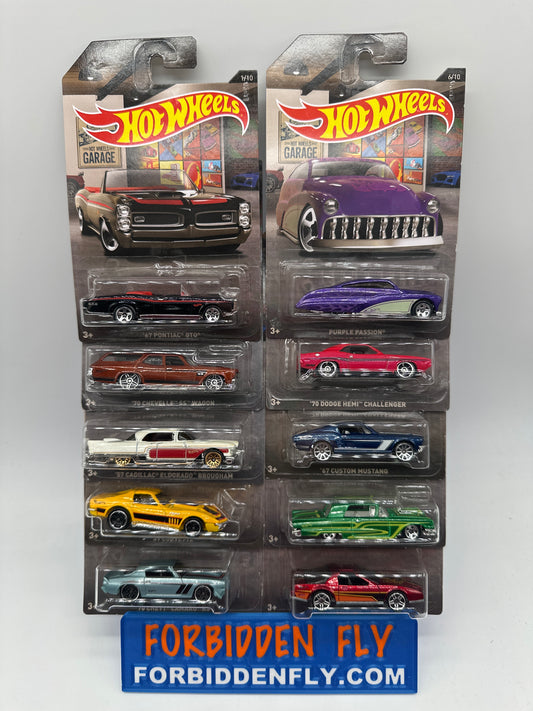 Hot Wheels - Walmart Exclusive 2017 Hot Wheels Garage Series - Complete Set of 10