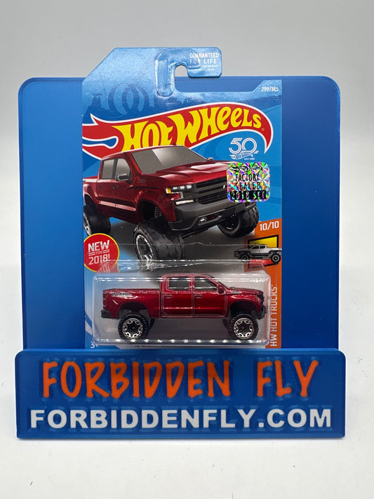 Hot Wheels Mainline - Factory Stickered 2018 - ‘19 Chevy Silverado Trail Boss LT