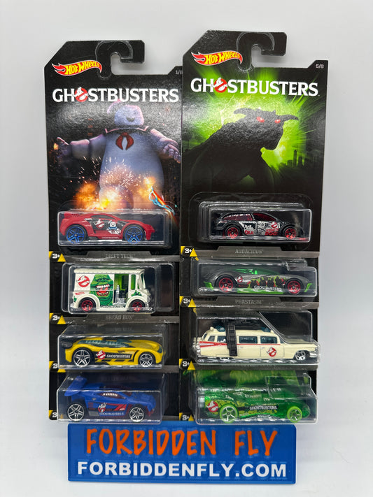 Hot Wheels - Walmart Exclusive 2016 Ghostbusters Series - Complete Set of 8