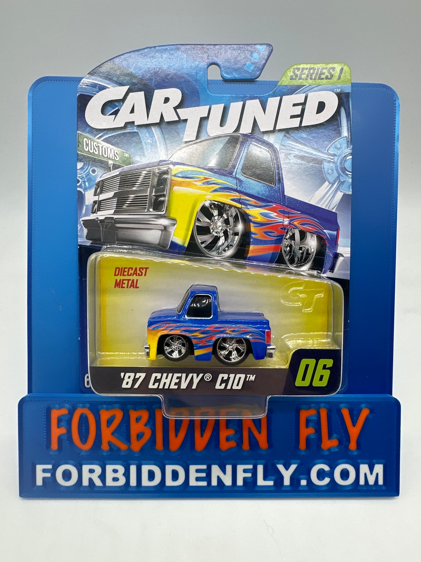 Car Tuned - Series 1 Regular Release #6 - Blue Flame ‘87 Chevy C10