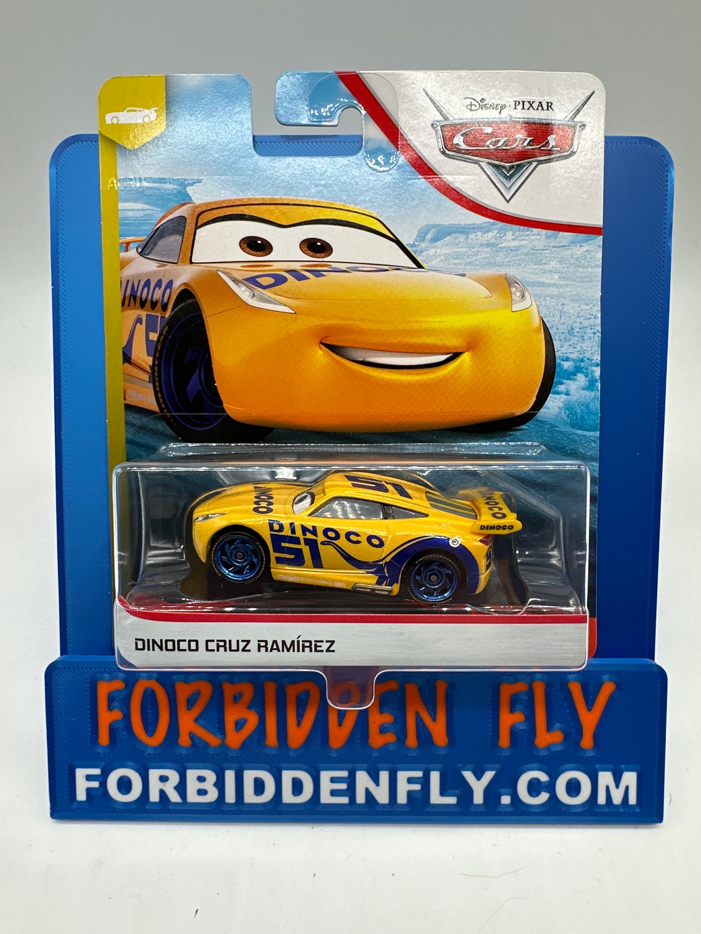 Disney Pixar Cars Movie - Next Gen Piston Cup Racers Series - #51 Dinoco Cruz Ramirez