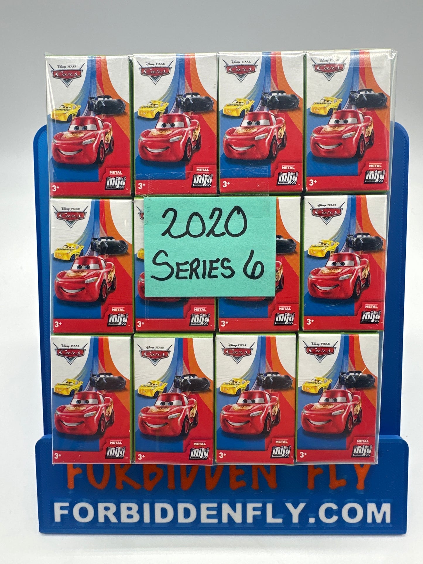 Disney Pixar Cars Movie Metal Mini Racers - 2020 Series 6 (Green Box) - Complete set of 12 (unopened)