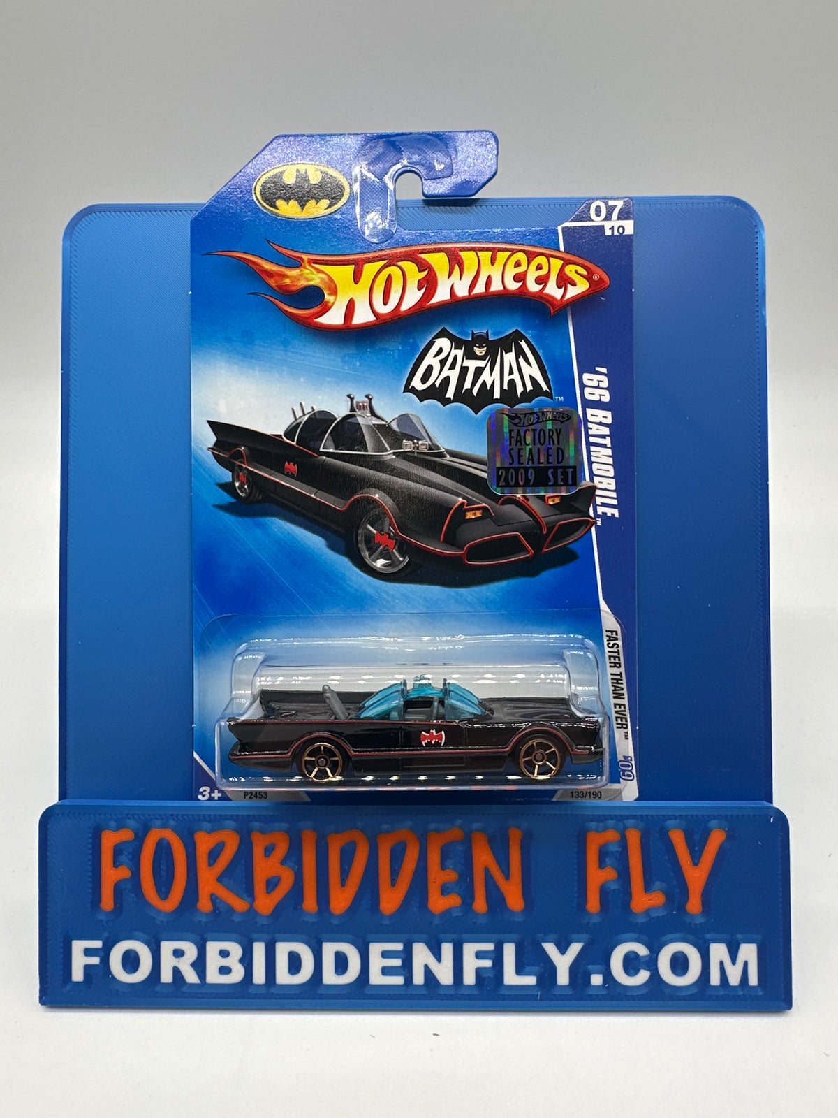 Hot Wheels 2009 Mainline Factory Stickered - Faster Than Ever Series -‘66 Batmobile