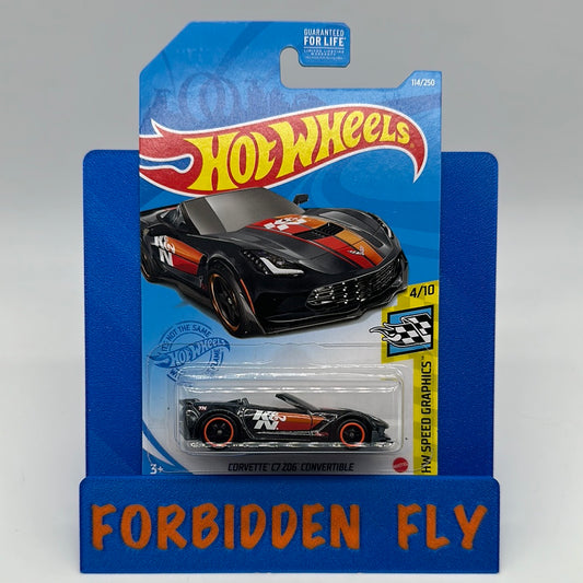 Hot Wheels 2021 Super Treasure Hunt - K&N Corvette C7 Z06 Convertible