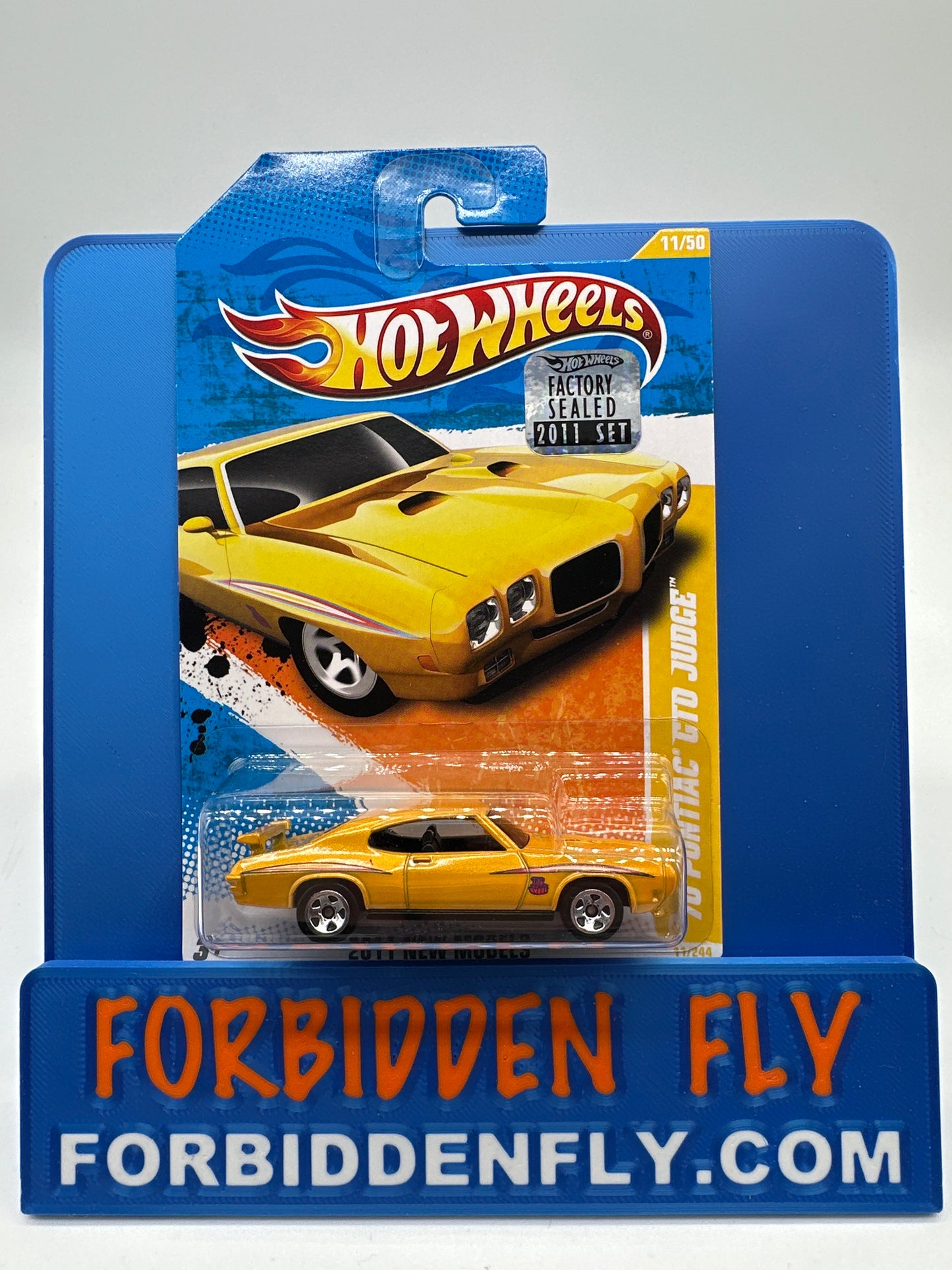 Hot Wheels 2011 Factory Sticker - ‘70 Pontiac GTO Judge - Lot of 3 - Yellow, Green and Blue