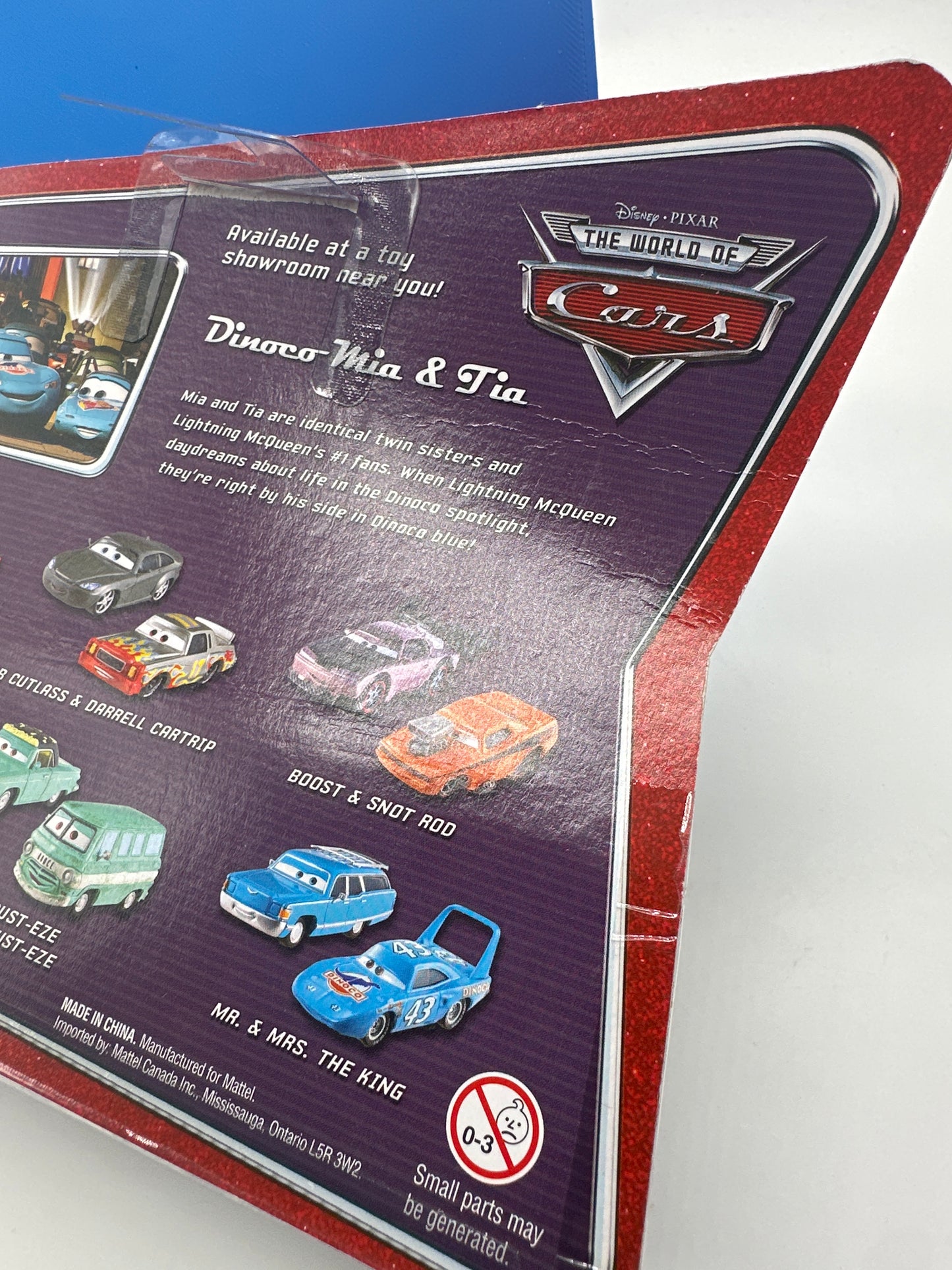 Disney Pixar Cars Movie - World of Cars Two Pack - Movie Moments Dinoco Mia & Tia