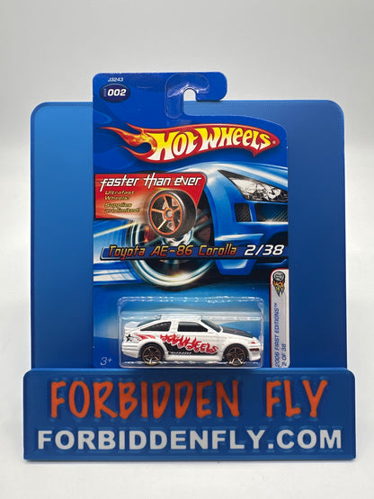 Hot Wheels Mainline - 2006 First Editions - Faster Than Ever - Toyota AE-86 Corolla