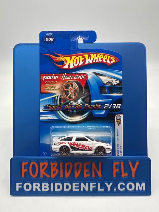 Hot Wheels Mainline - 2006 First Editions - Faster Than Ever - Toyota AE-86 Corolla