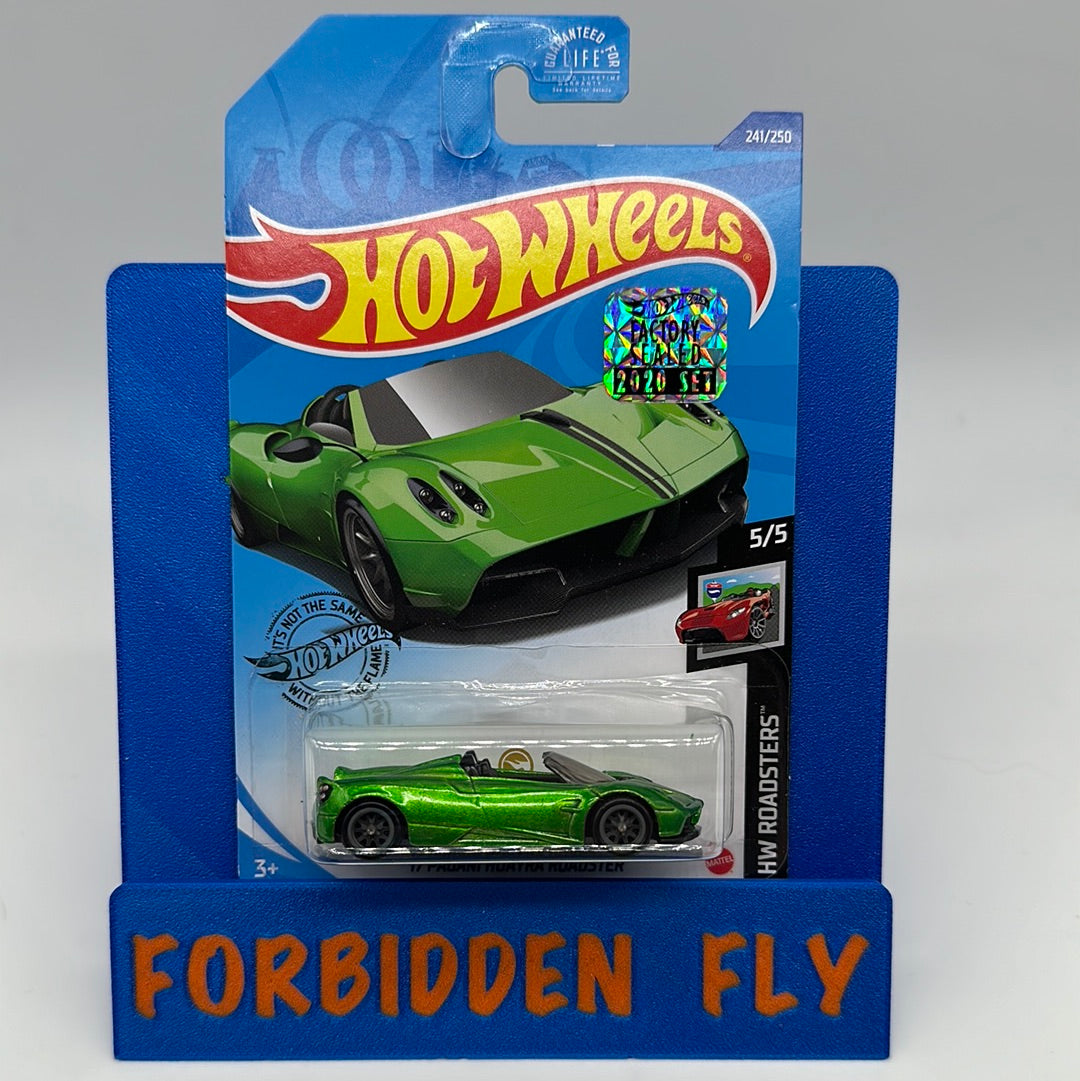 Hot Wheels 2020 Super Treasure Hunt - Factory Stickered - Green ‘17 Pagani Huayra Roadster