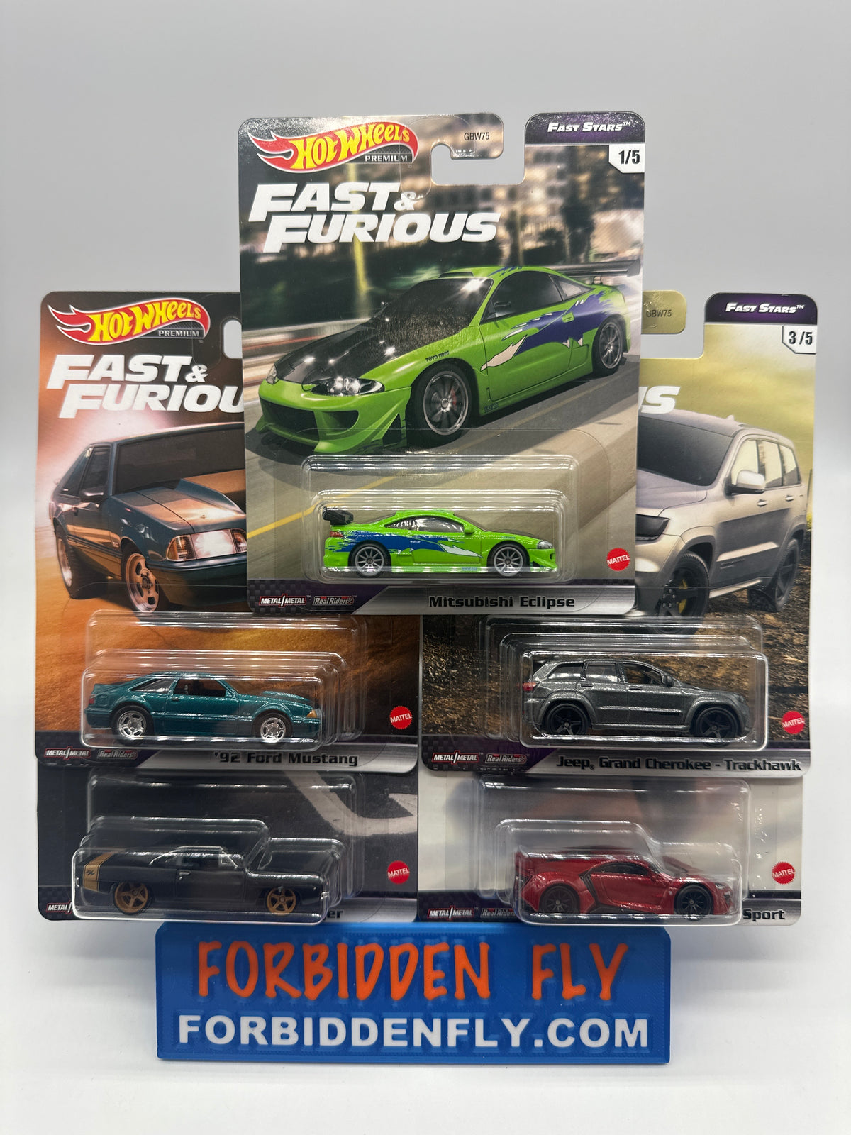 Hot Wheels Premium - Fast & Furious - Fast Stars Series Set of 5