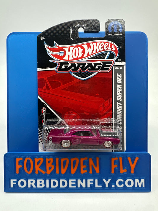 Hot Wheels Premium - HW Garage Series (Mopar) - Pink ‘69 Dodge Coronet Super Bee (#3/15)