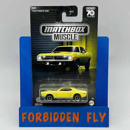 Matchbox - 2023 Muscle 70 Years Series Walmart Exclusive - #6/6 1970 Plymouth Cuda