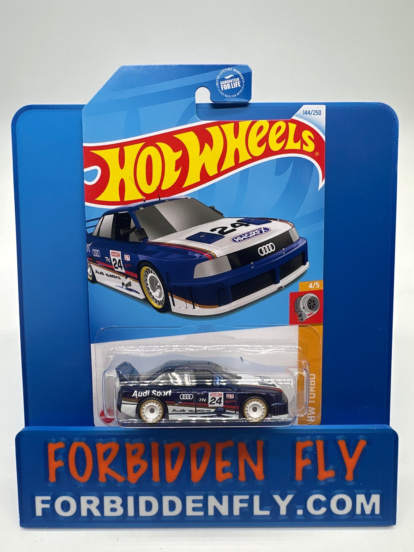 Hot Wheels 2024 G Case Super Treasure Hunt - Audi 90 Quattro - Blue