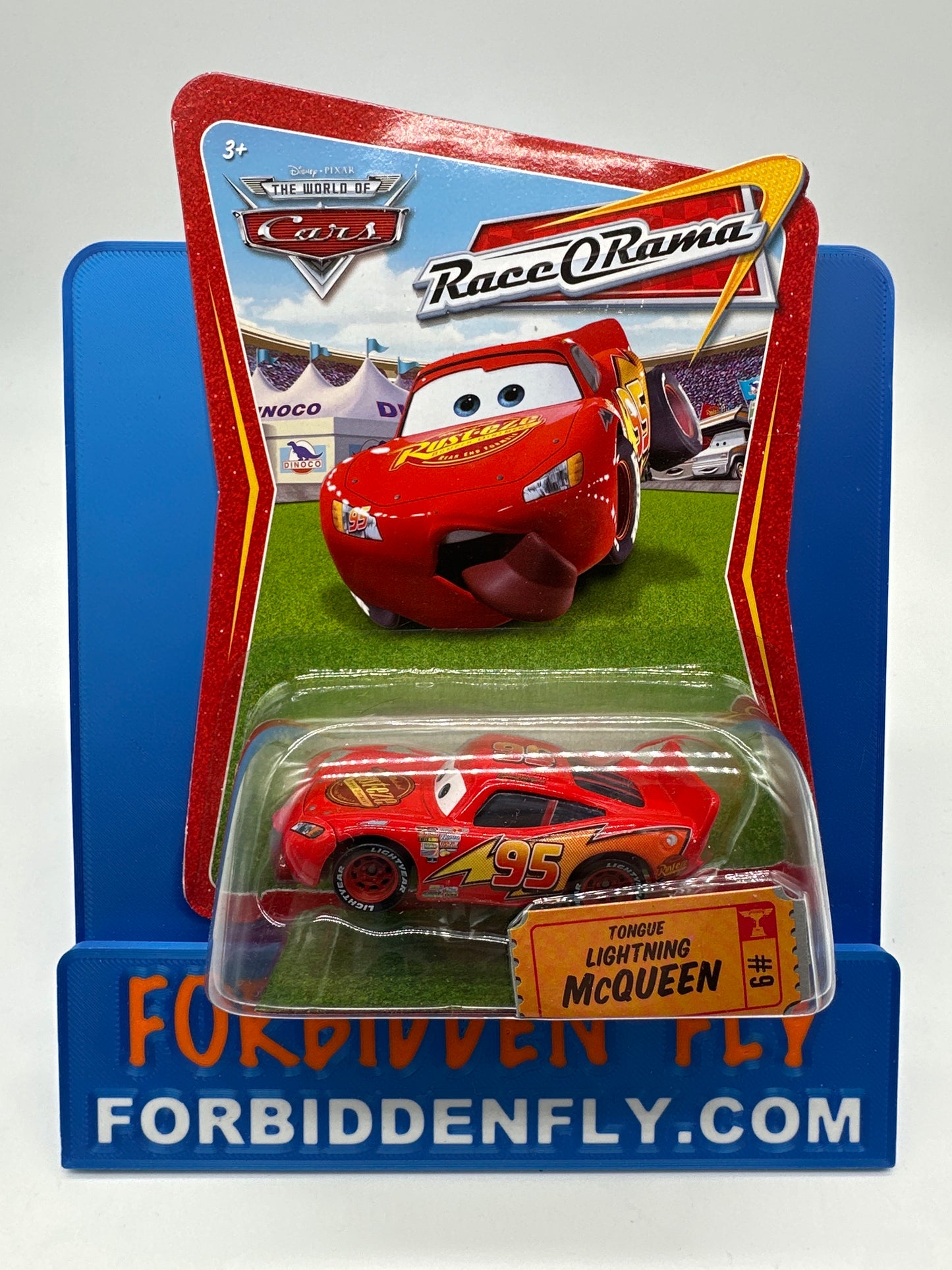 Disney Pixar Cars Movie - Race O Rama - Tongue Lightning McQueen