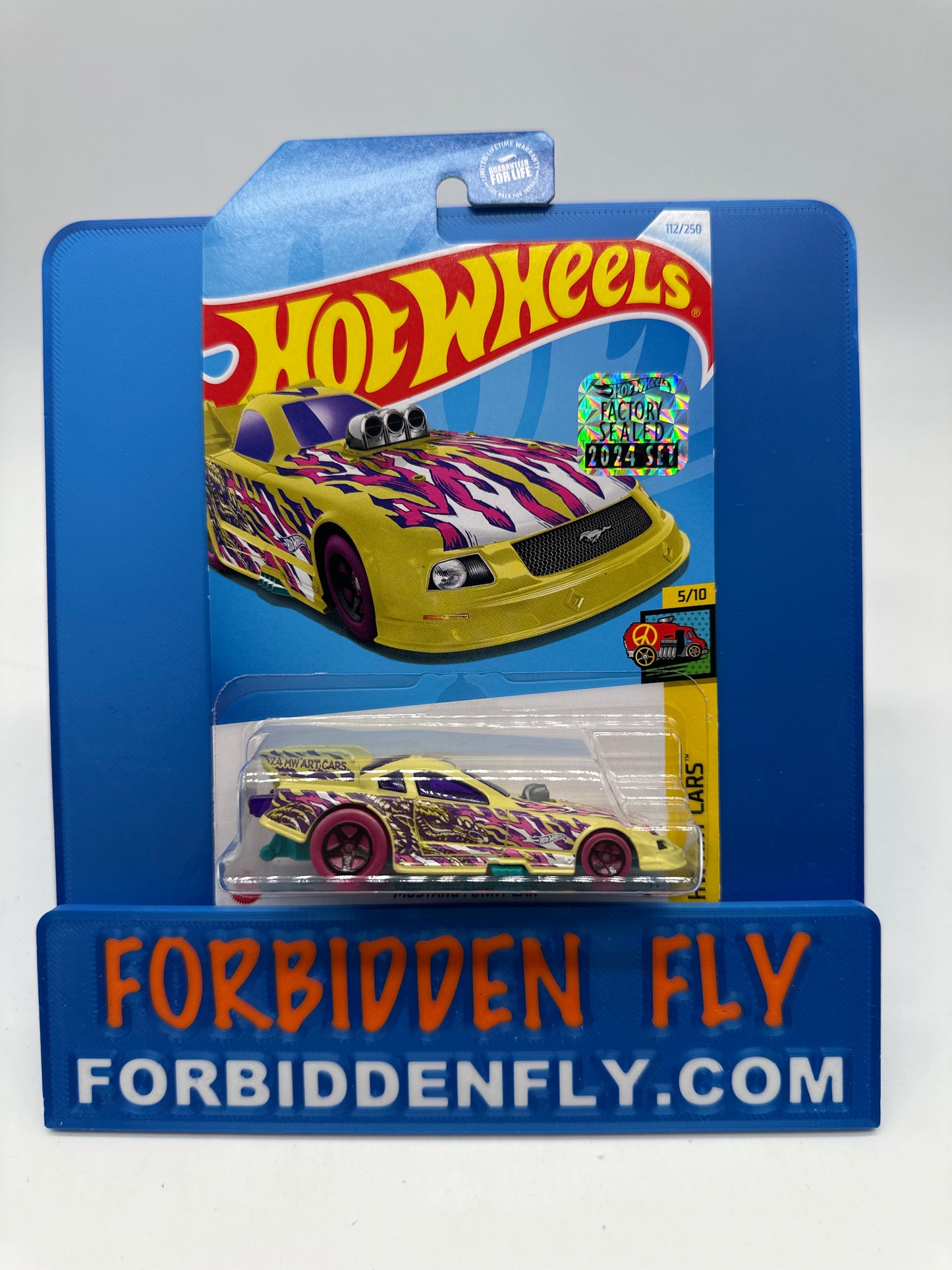 Hot Wheels Mainline - Factory Stickered 2024 - Mustang Funny Car - Lot Of 2