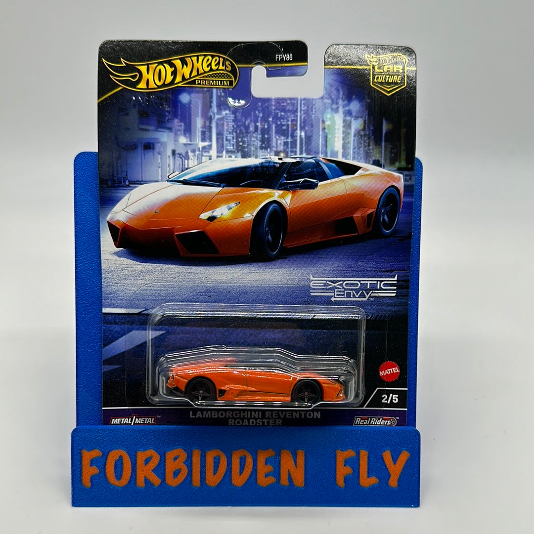 Hot Wheels Car Culture Premium - 2024 Exotic Envy Series - # 2/5 - Lamborghini Reventon Roadster