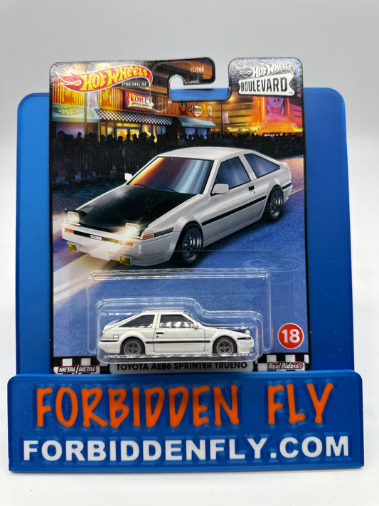 Hot Wheels Boulevard - #18 - Toyota AE86 Sprinter Trueno  - Single Car