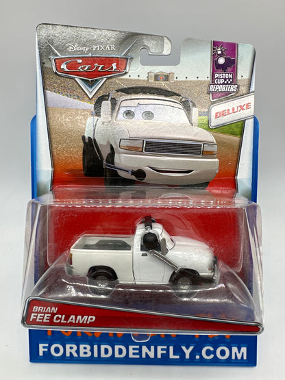 Disney Pixar Cars Movie - Piston Cup Reporters Series - Deluxe Brian Fee Clamp