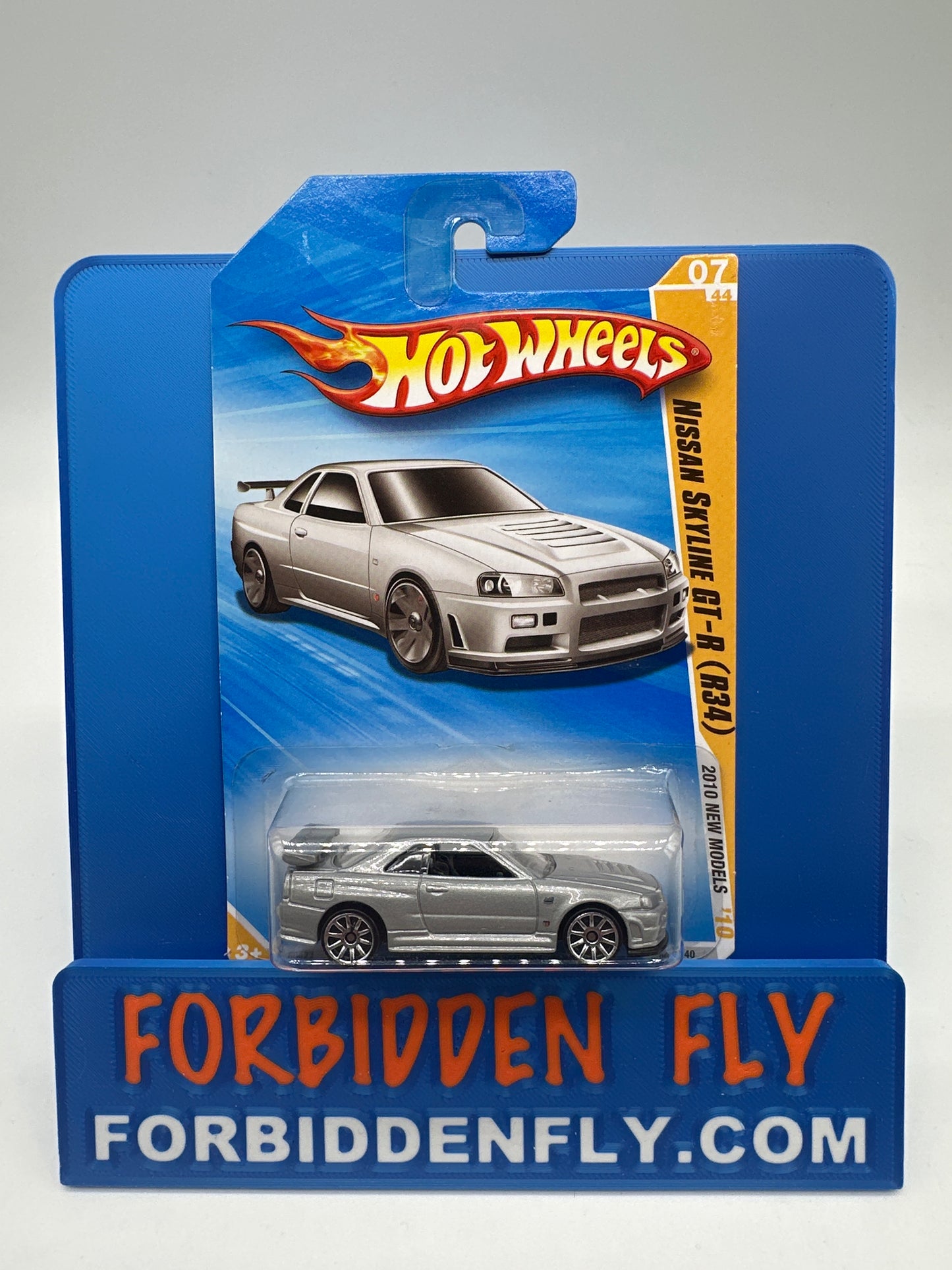Hot Wheels Mainline - 2010 New Models - Nissan Skyline GT-R (R34) - Silver