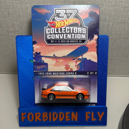 Hot Wheels 37th Annual Collector’s Convention - 2023 Los Angeles, California Souvenir Car - Orange 1993 Ford Mustang Cobra R