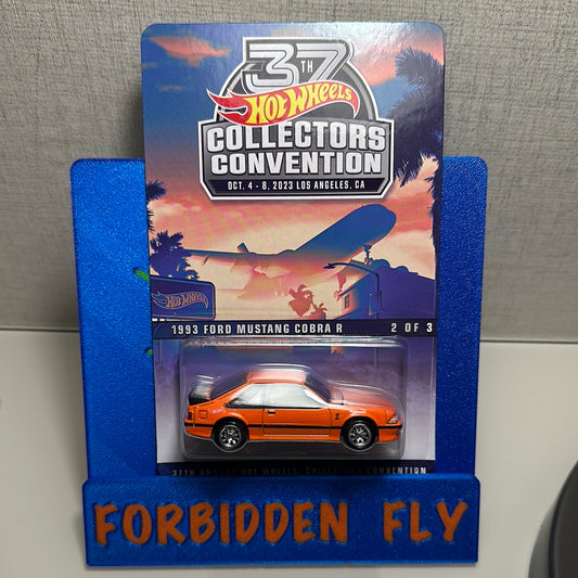 Hot Wheels 37th Annual Collector’s Convention - 2023 Los Angeles, California Souvenir Car - Orange 1993 Ford Mustang Cobra R