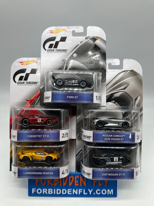 Hot Wheels Premium - Retro Entertainment 2016 Movie Reel Style Packaging - Forza Motorsport Set of 5