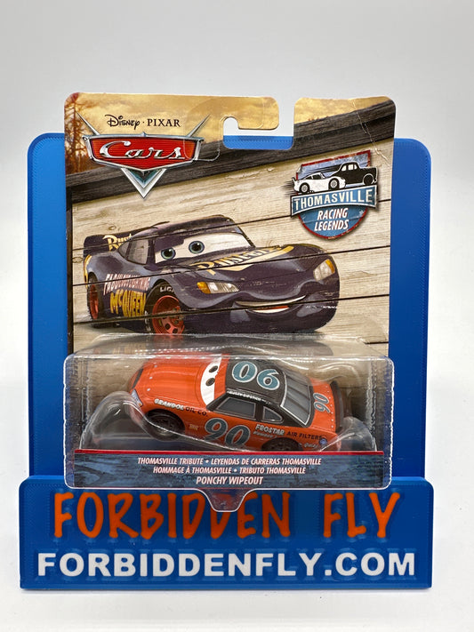 Disney Pixar Cars Movie - Thomasville Racing Legends Tribute Series - #90 Ponchy Wipeout