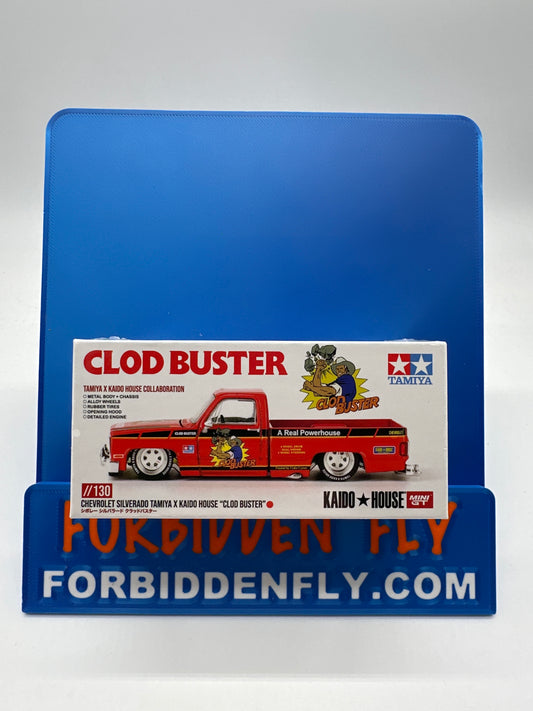 Kaido House (x MiniGT) - Regular #130 - Chevrolet Silverado Tamiya X Kaido House “Clod Buster” - Orange