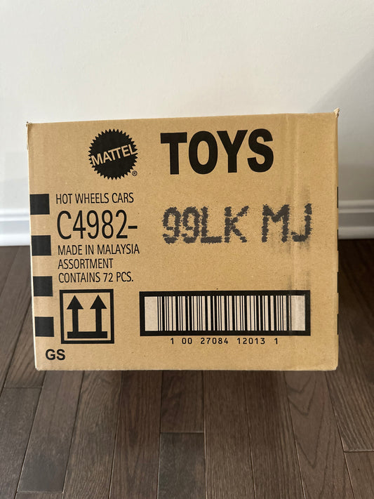 Hot Wheels - Factory Sealed International Cards Mainline Case of 72 - 2024 K Case