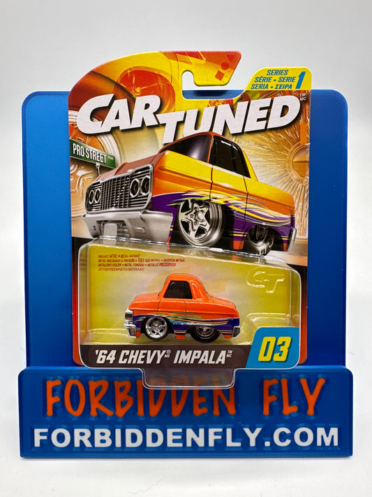 CarTuned - Hobby Exclusive - Series 1 - #3 - Orange ‘64 Chevy Impala