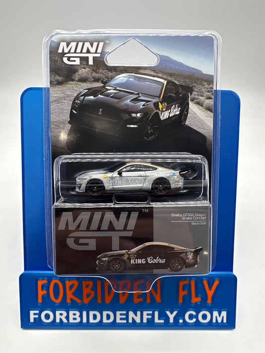 Mini GT Release #1130 - Shelby GT500 Dragon - Snake Concept - Black/Gold *Raw Chase*