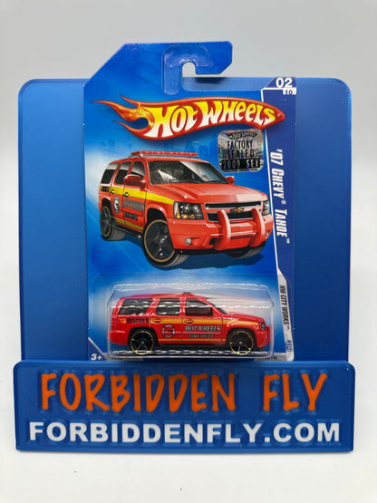 Hot Wheels Mainline - 2009 Factory Stickered - HW City Works Series - ‘07 Chevy Tahoe - Lot Of 2