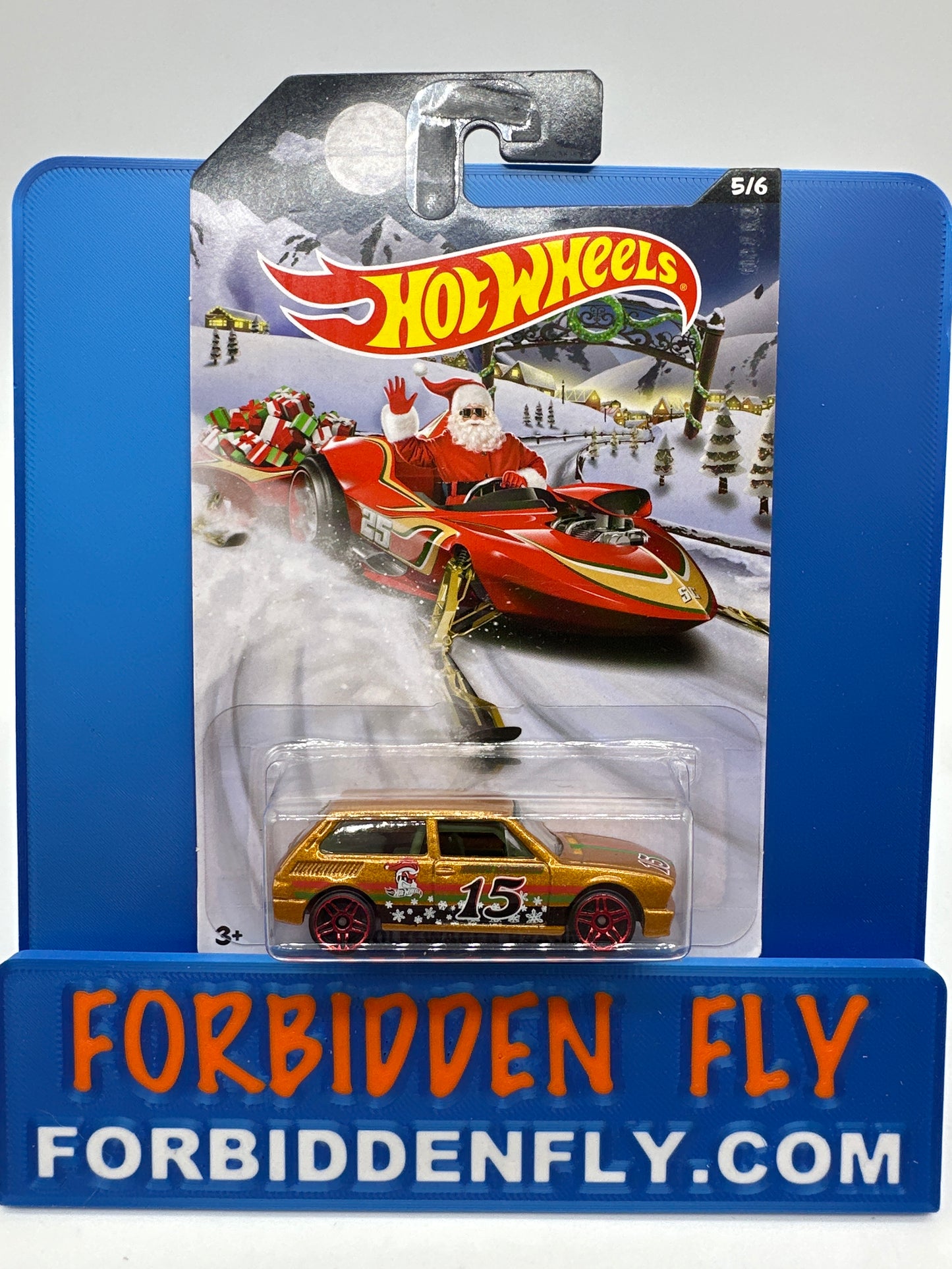 Hot Wheels - Wal Mart Exclusive 2015 Holiday Hot Rods Series - Complete Set of 6