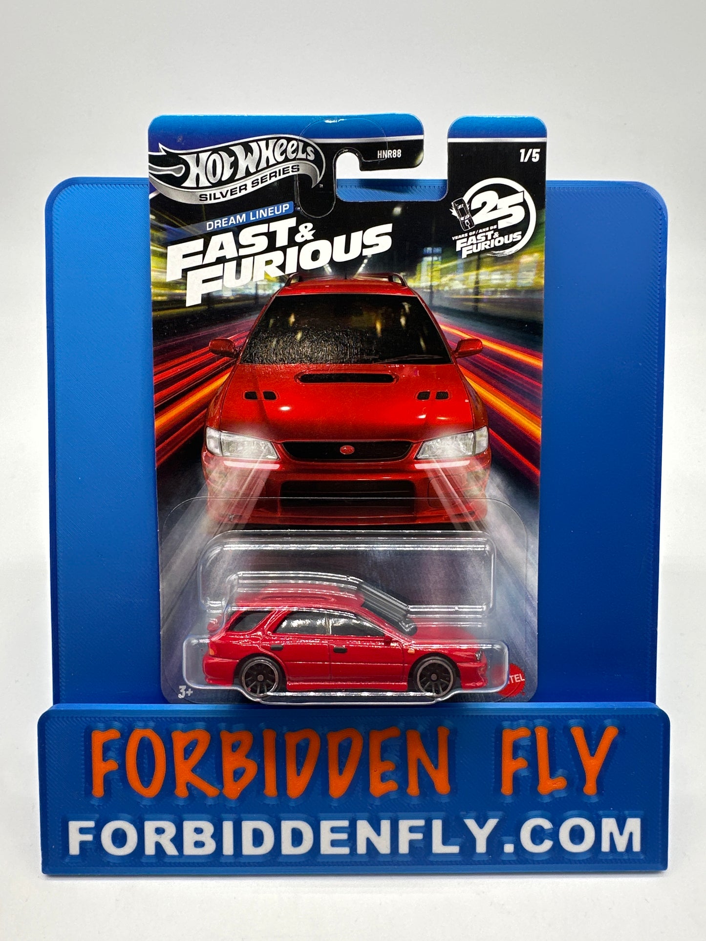 Hot Wheels 2026 Silver Series - Walmart Exclusive - Fast & Furious Dream Lineup Series - #1/5 1999 Subaru Impreza - Single Car