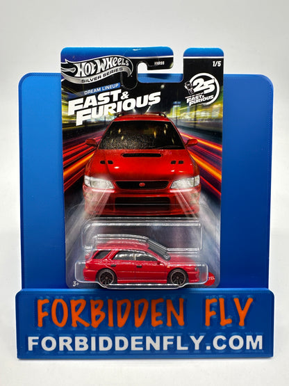 Hot Wheels 2026 Silver Series - Wal Mart Exclusive - Fast & Furious Dream Lineup Series - Complete Set Of 5
