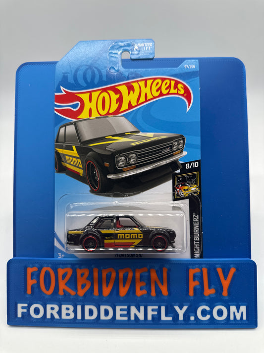 Hot Wheels 2019 KMart Exclusive Mainline - Black Momo ‘71 Datsun 510