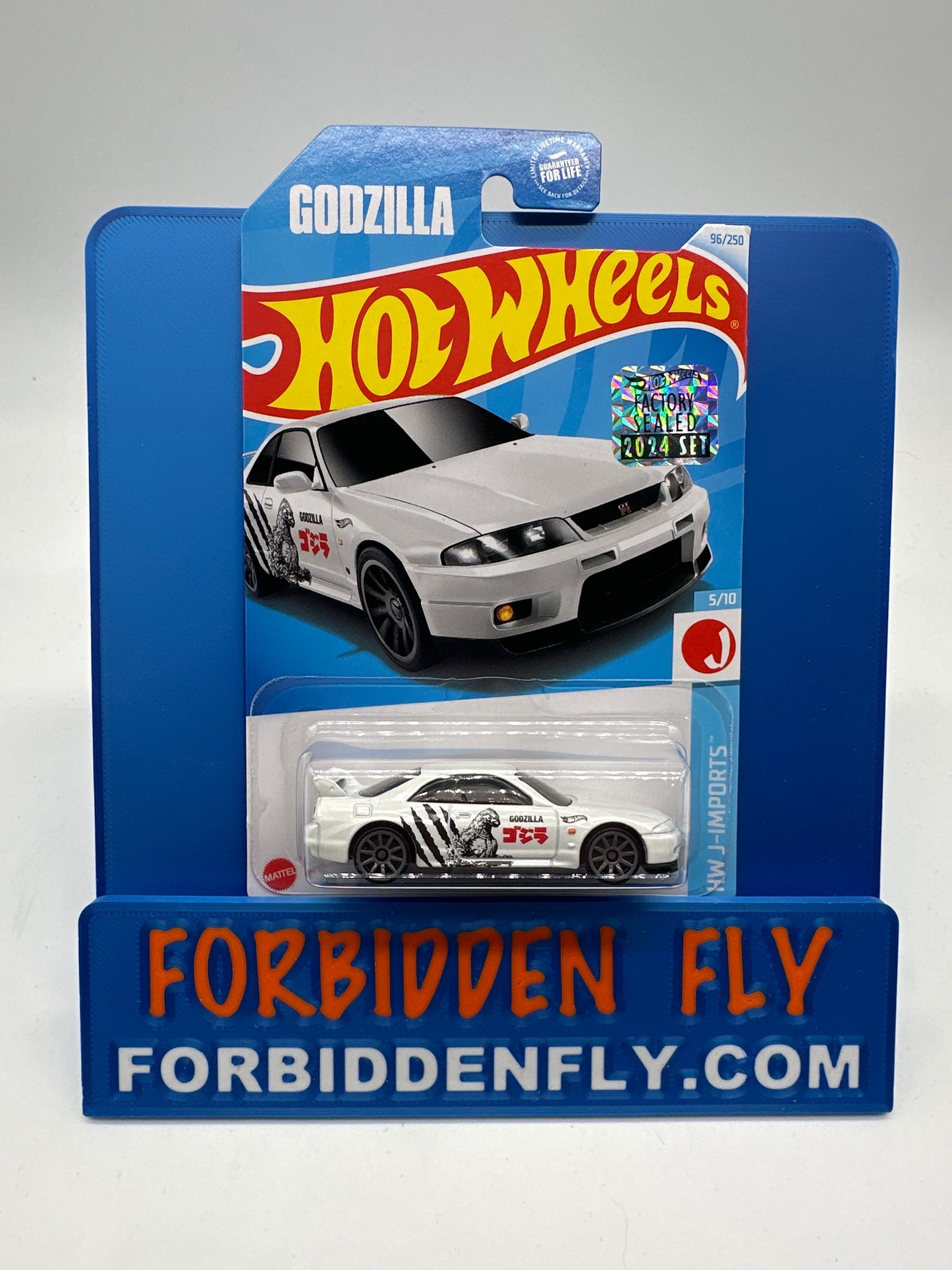 Hot Wheels Mainline - Factory Stickered 2024 - Nissan Skyline GT-R (BCNR33) Godzilla - Lot Of 2