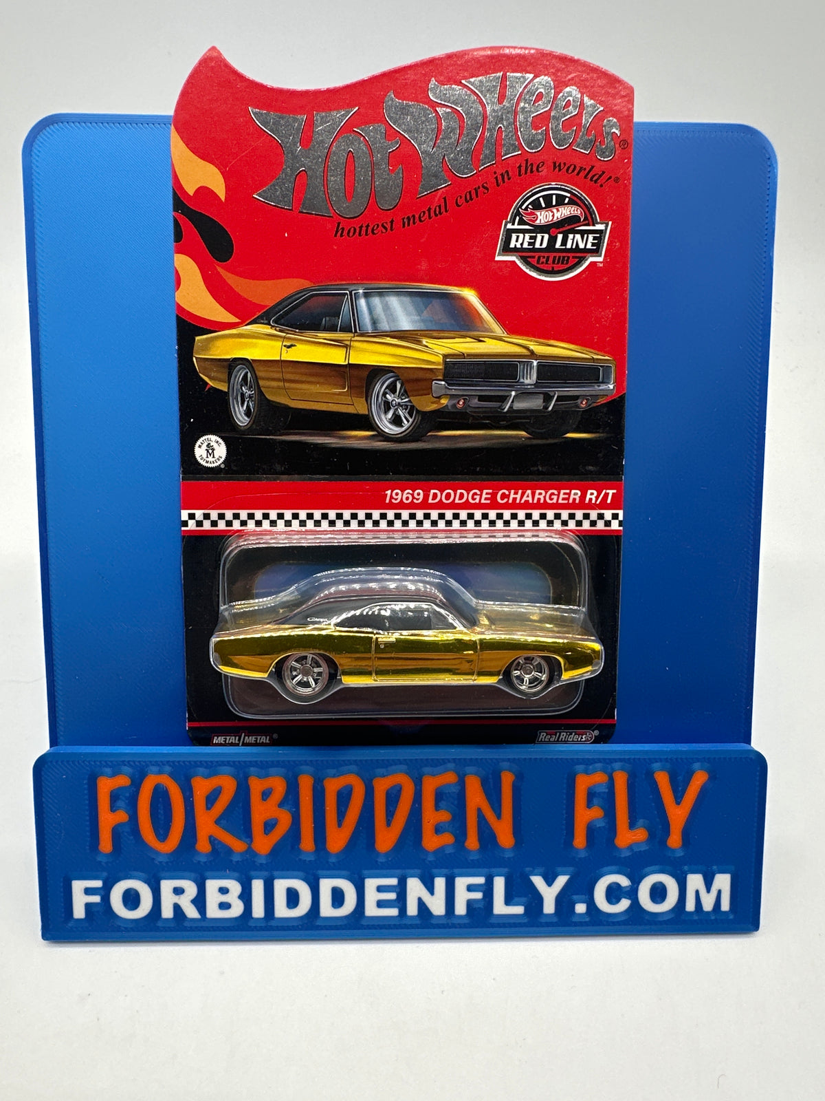 Hot Wheels RLC Red Line Club Release - Gold 1969 Dodge Charger R/T