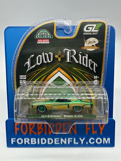 GreenLight - 2026 Hobby Exclusive Artisan Collection Lowrider - #2020002 - Michael Heralda Adlar58 Design 1970 Chevrolet Monte Carlo - Chase Edition